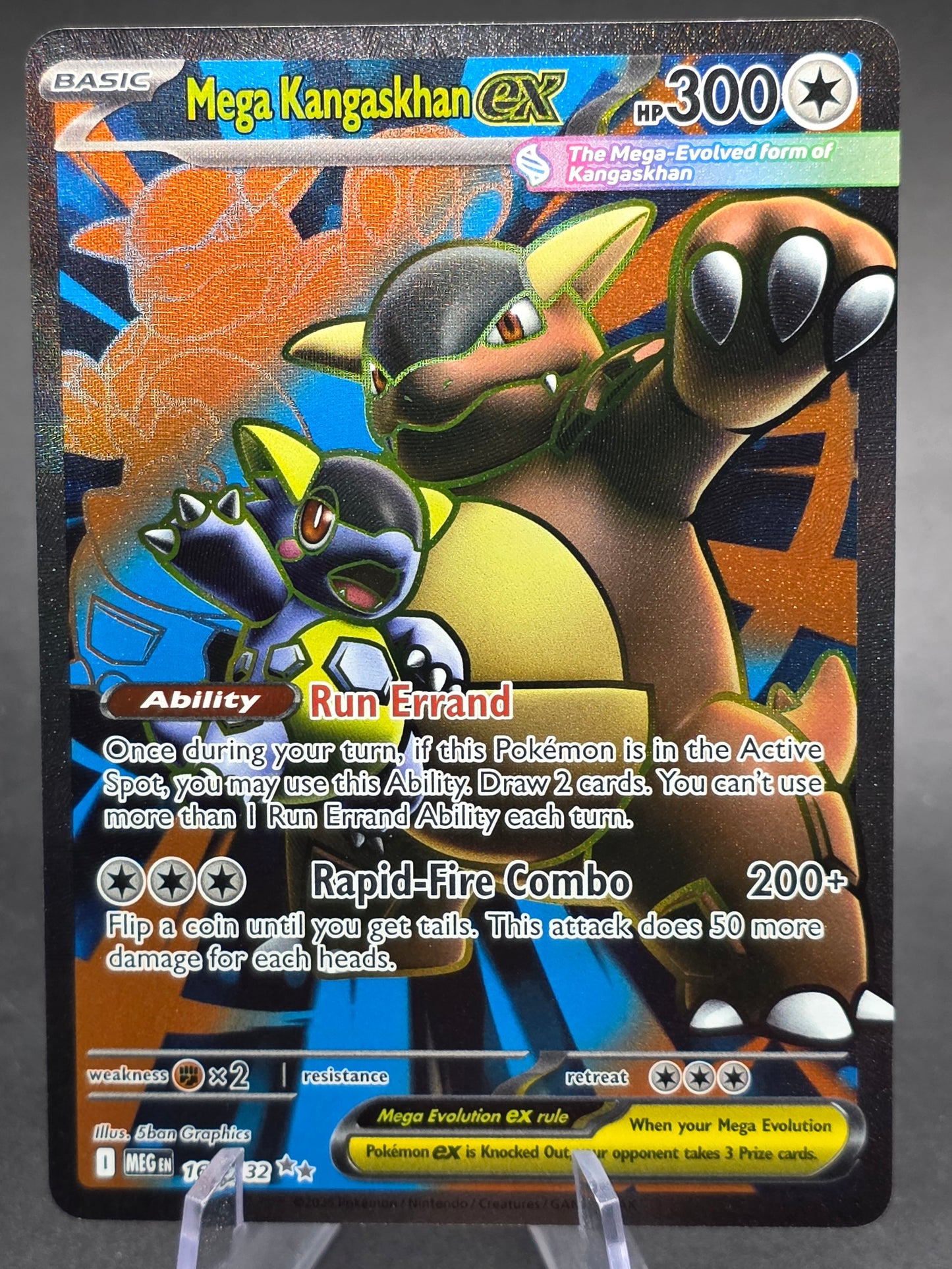 Mega Kangaskhan EX 164/132 Pokémon Mega Evolution Ultra Rare NM