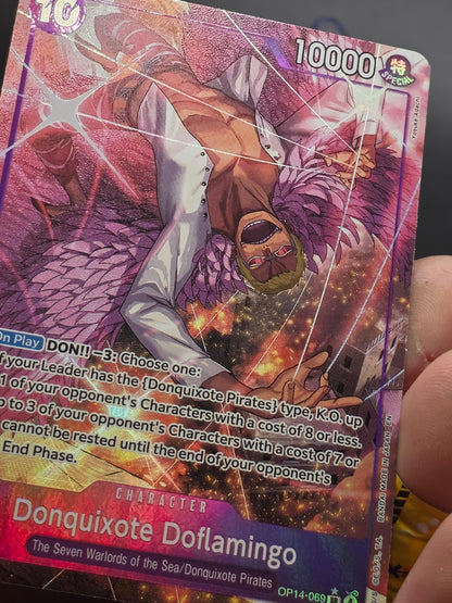 Donquixote Doflamingo OP14-069 Alt SR One Piece TCG NM