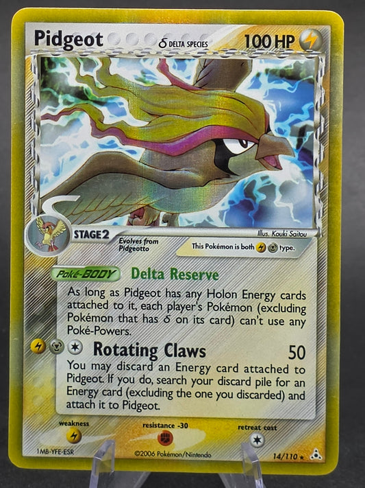 Pidgeot Holon Phantoms 2006 Reverse Holo Rare14/110 Delta Species LP