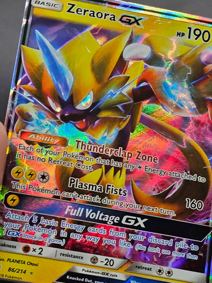 Zeraora GX 86/214 - Ultra Rare - Lost Thunder - *NM
