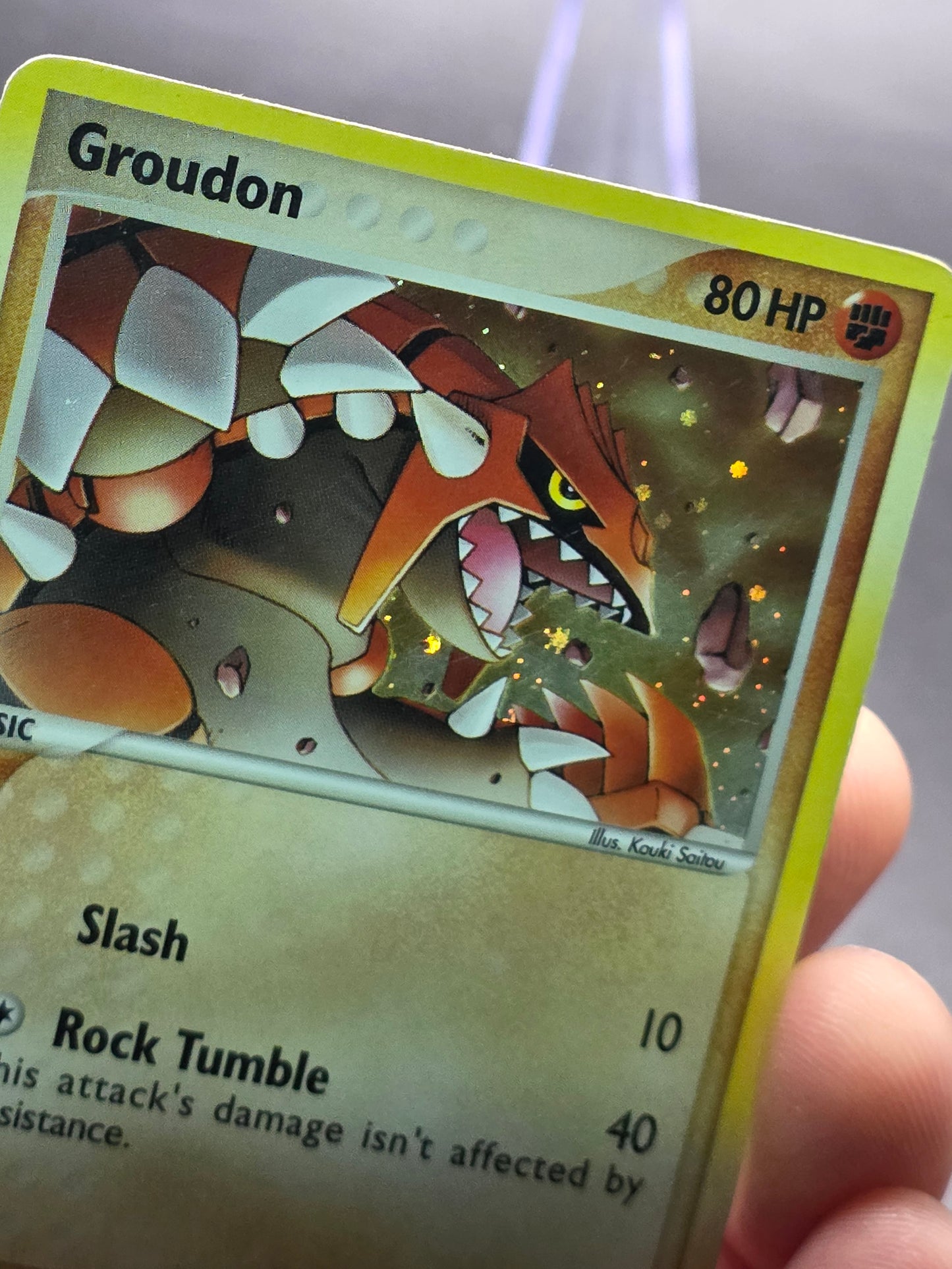 Groudon 5/106 Ex Emerald Holo Rare Vintage Pokemon TCG MP