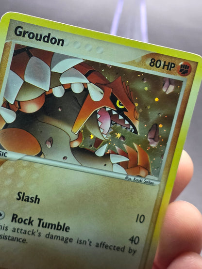 Groudon 5/106 Ex Emerald Holo Rare Vintage Pokemon TCG MP