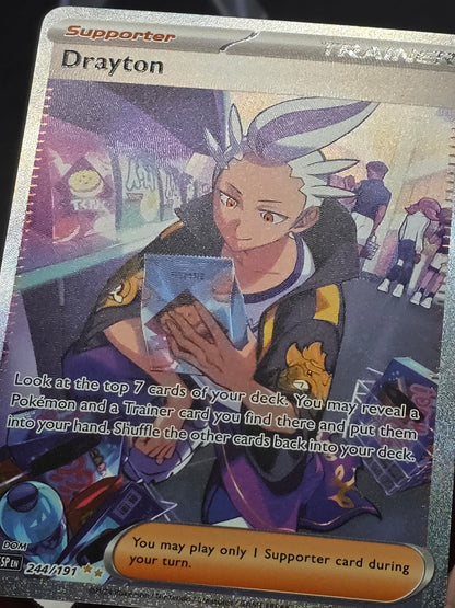 Drayton 244/191 Sv08: Surging Sparks - Trainer UR Mint