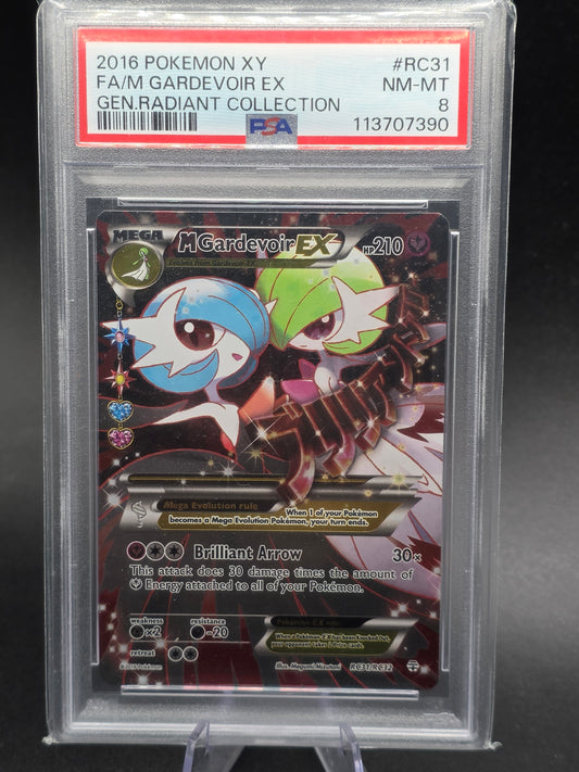 2016 PSA 8 Pokemon XY Generations Radiant Collection M Gardevoir EX RC31/RC32