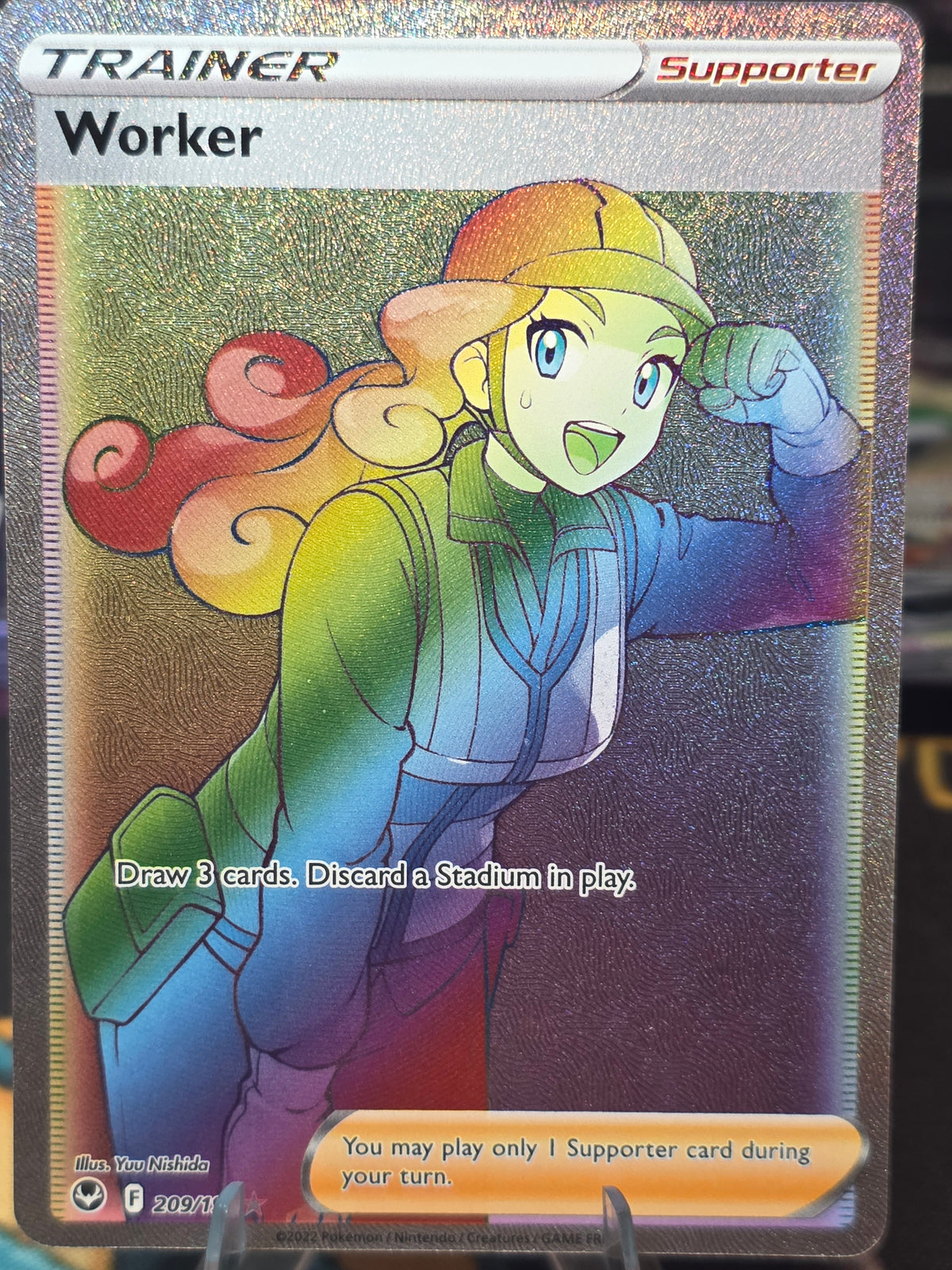 Worker (Secret) Silver Tempest Secret Rare 209/195