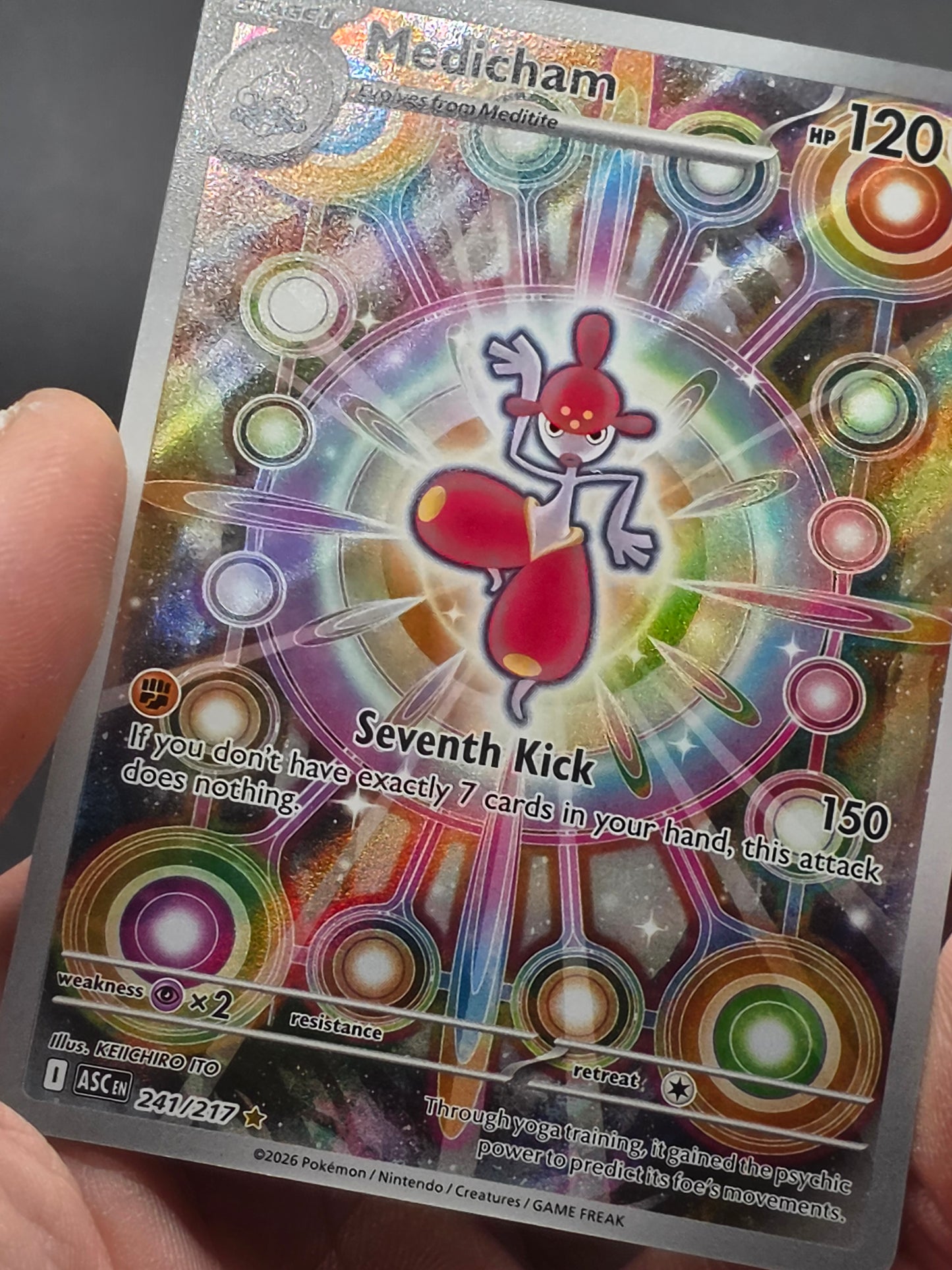 Medicham 241/217 Me: Ascended Heroes Holo