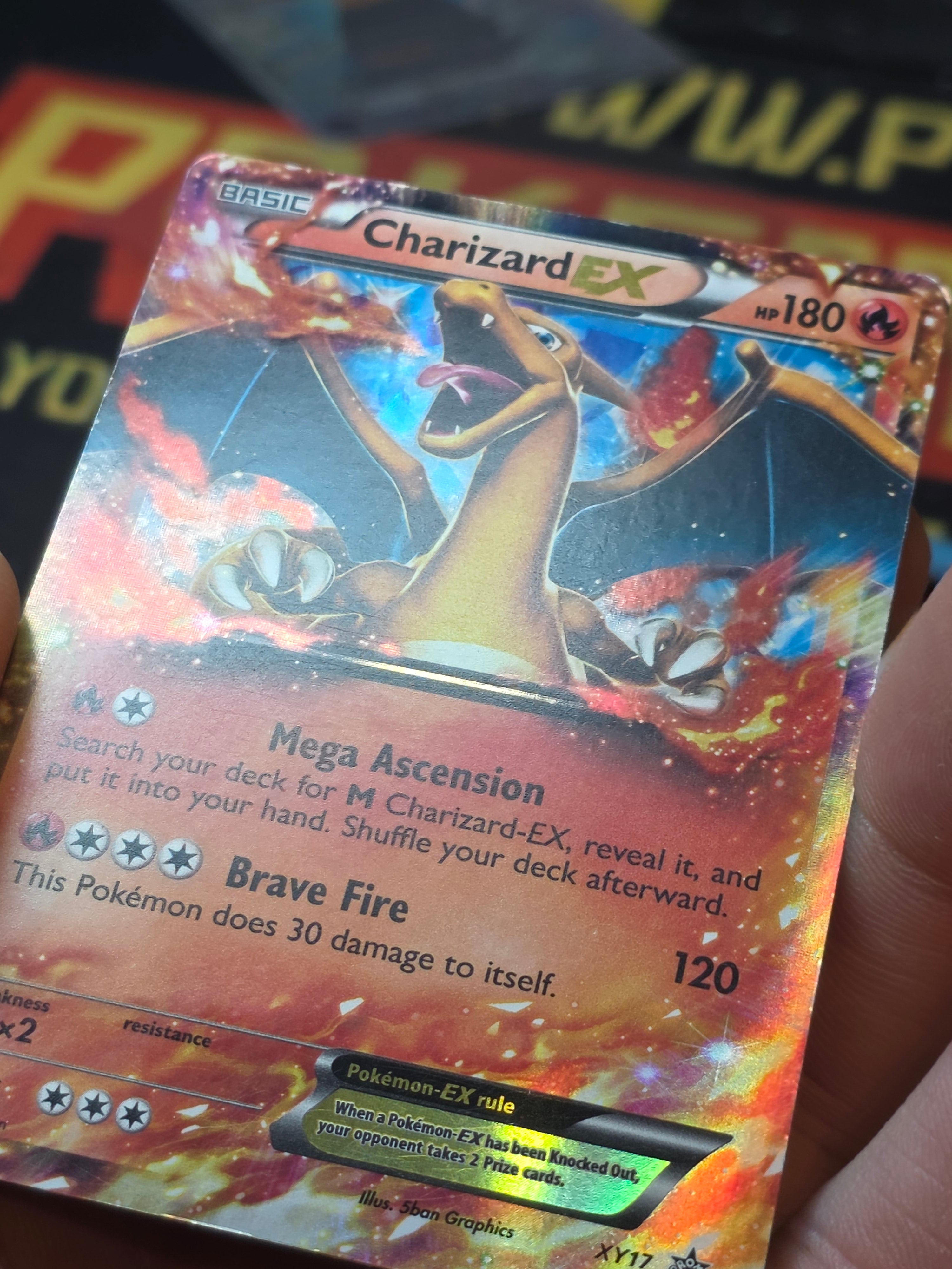 Charizard EX XY17 Holo Pokemon TCG Black Star Promo Card
