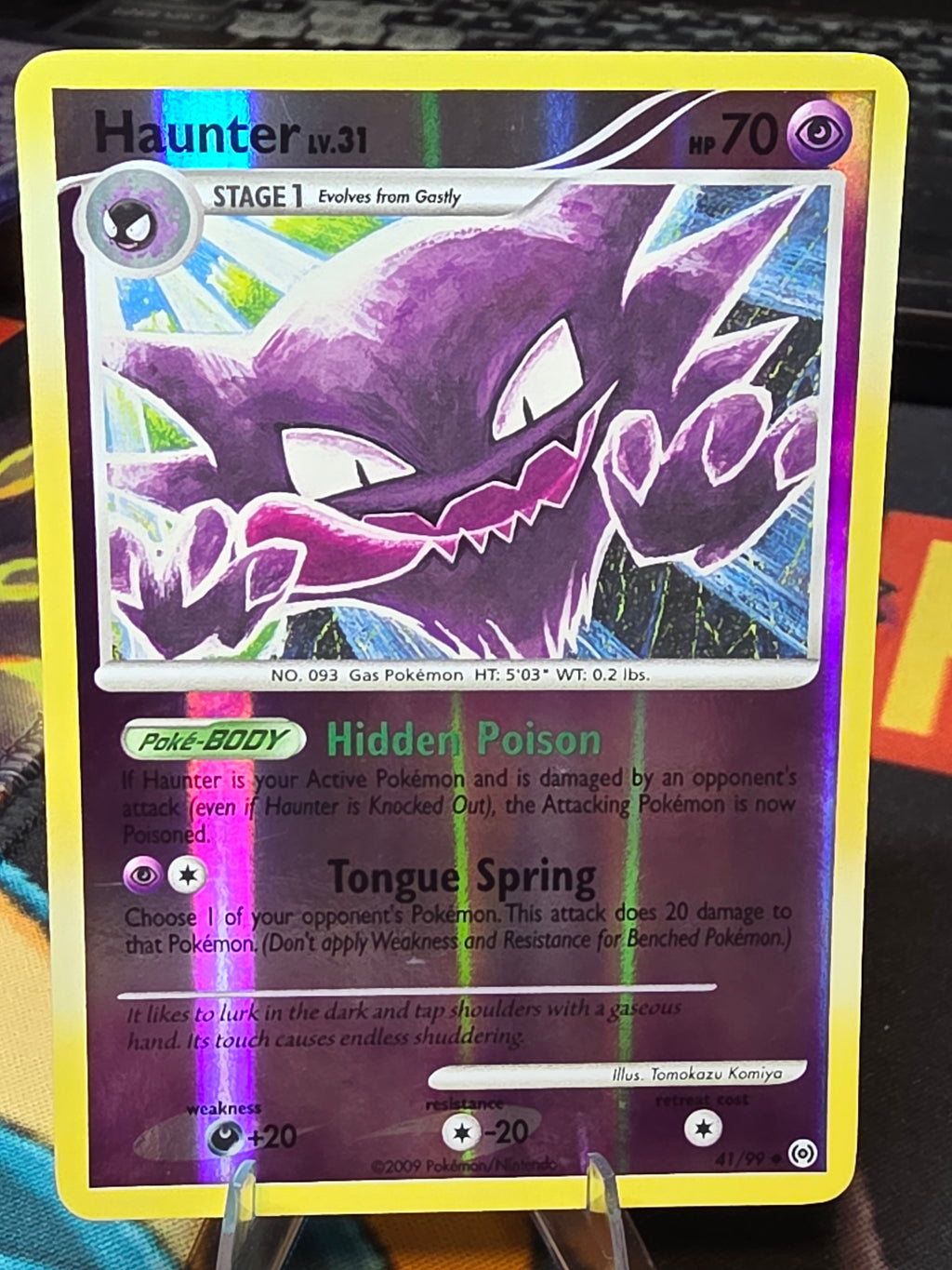 Haunter 41/99 Arceus Reverse Holo (Tomokazu Kamiya)