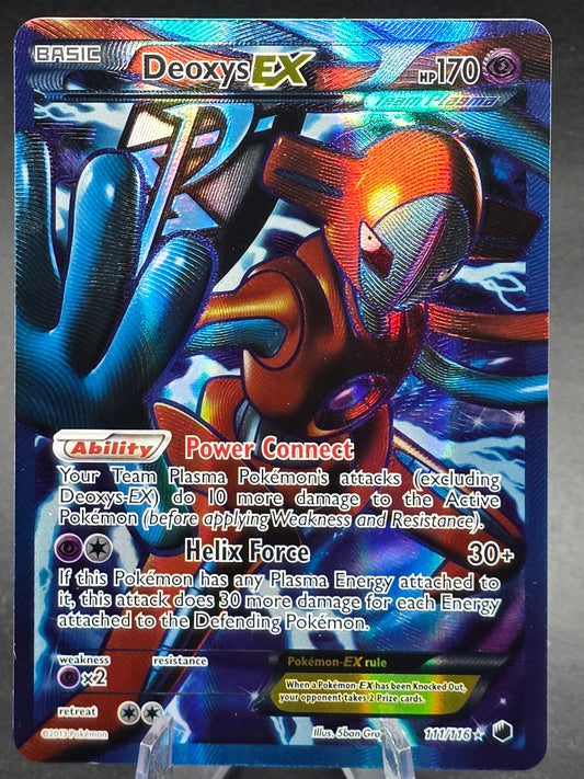 Deoxys EX (Team Plasma) (Full Art) 111/116 Plasma Freeze Holo
