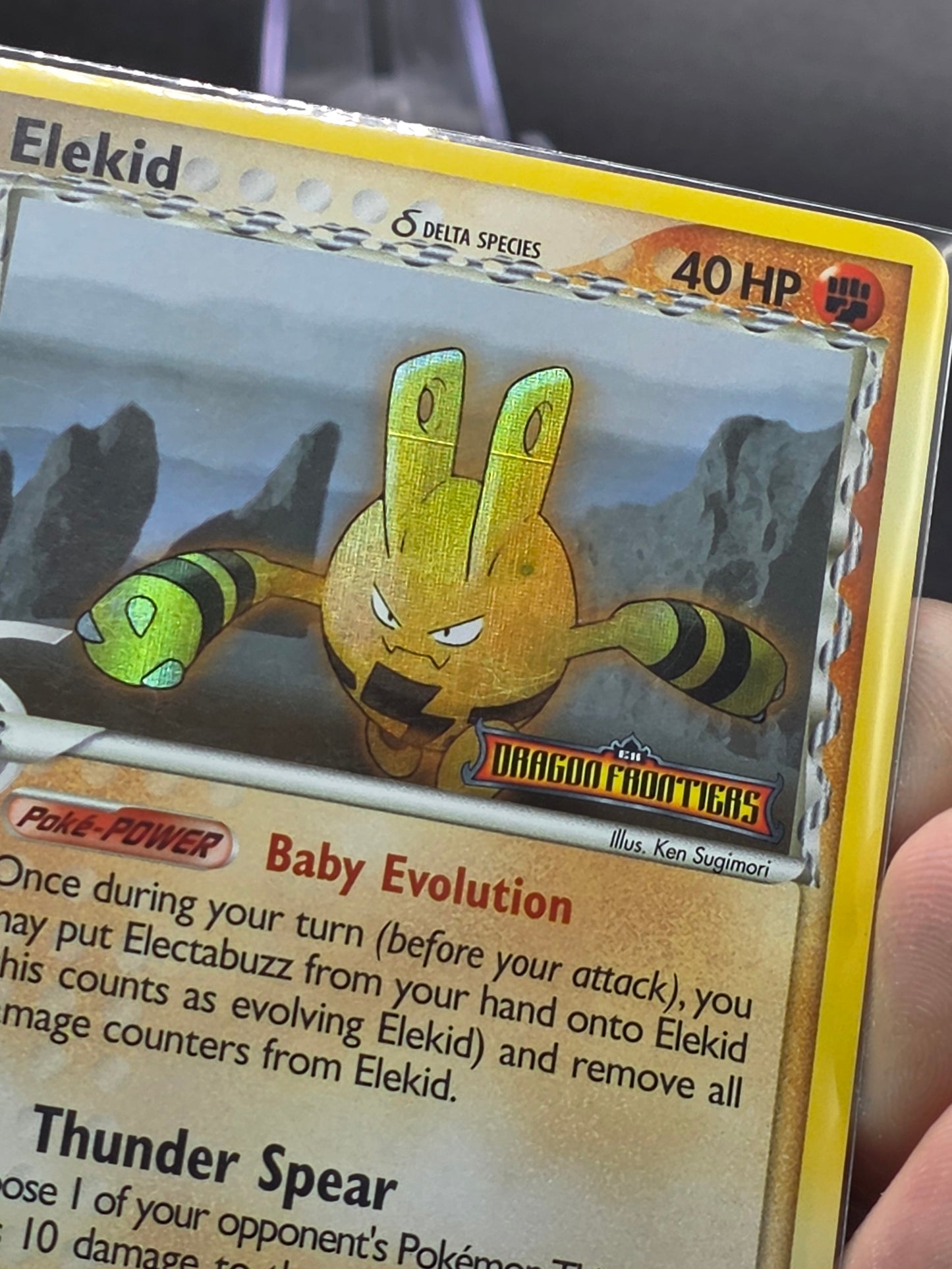 Elekid Reverse Holo Stamped 48/101 EX Dragon Frontiers Excellent/NM