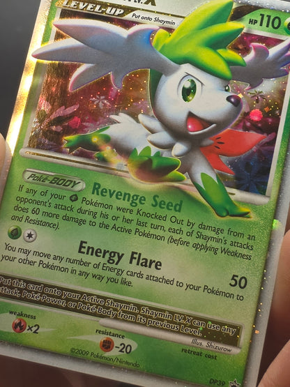 Shaymin LV.X 127/127 Platinum Ultra Rare Holo Pokemon Card lpmp