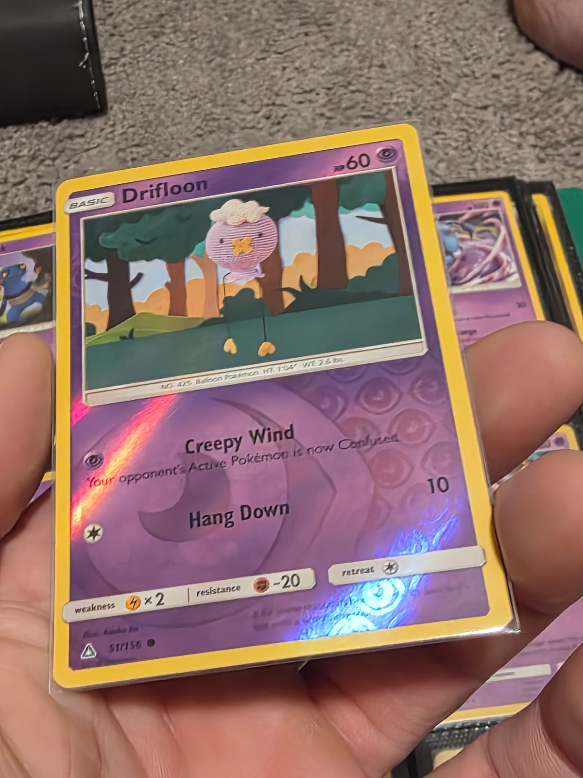 Drifloon 51/156 Common Ultra Prism Pokemon Reverse Holo Near Mint