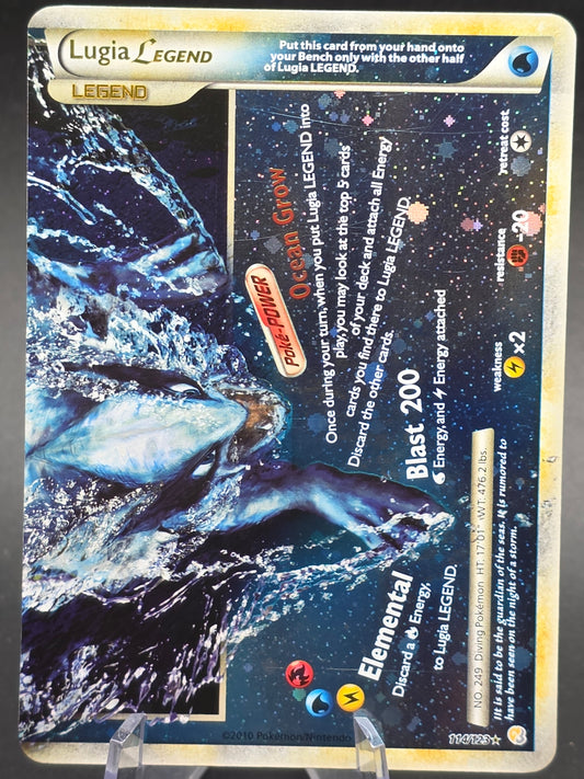 Lugia Legend 114/123 Pokemon Card TCG (Bottom) Heartgold & Soulsilver Holo VLP