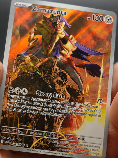Zamazenta 201/182 Illustration Rare – Pokemon TCG – SV: Destined Rivals - NM