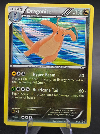 Dragonite - Dragon Vault 5/20 - Holo (PAINT SPLATTER ON BACK)