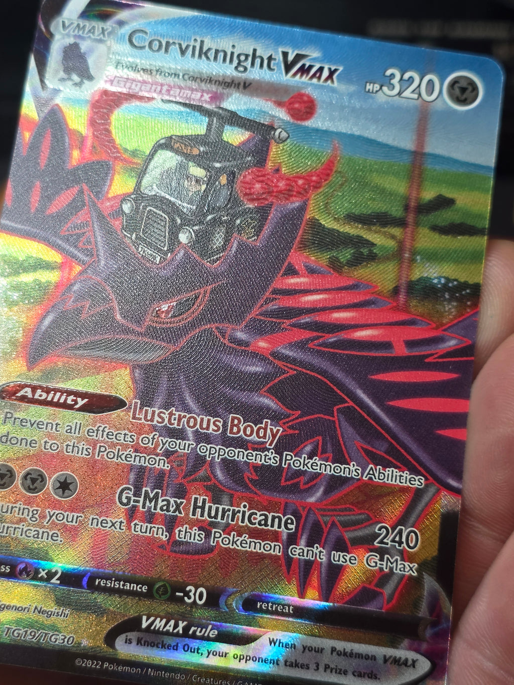 Corviknight VMAX Silver Tempest Trainer Gallery Ultra Rare TG19/TG30