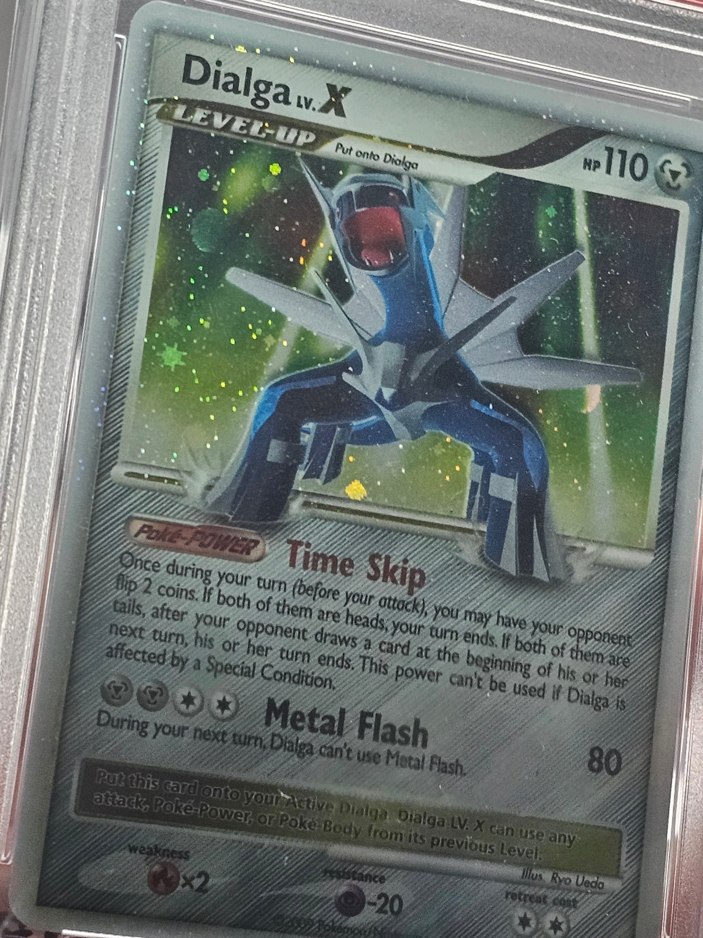 2009 POKEMON BLACK STAR PROMO DIALGA LV X #DP37 ULTRA RARE PSA 6
