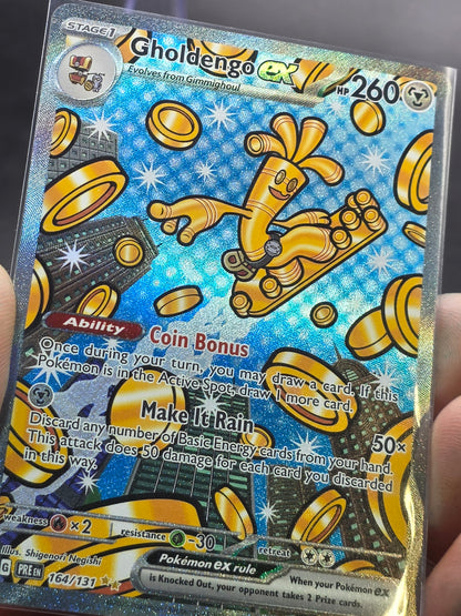 2025 Pokemon PRE EN Special Illustration Rare #164 Gholdengo ex
