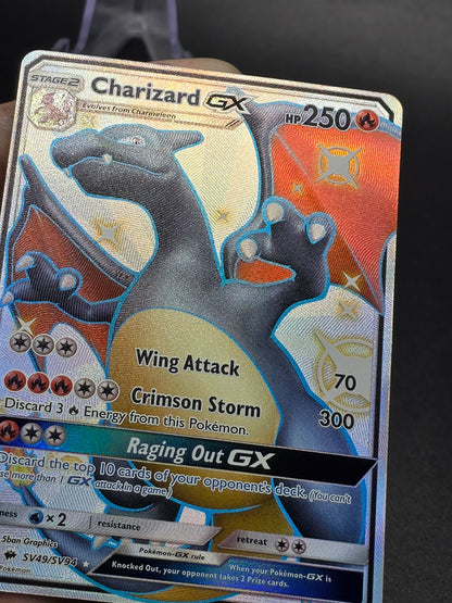 Charizard GX Hidden Fates Holo Full Art Ultra Rare Card SV49/SV94 MINTY