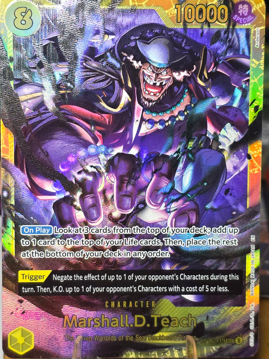 Marshall.D.Teach OP 16-119 SEC The Time of Battle One Piece English TCG NM
