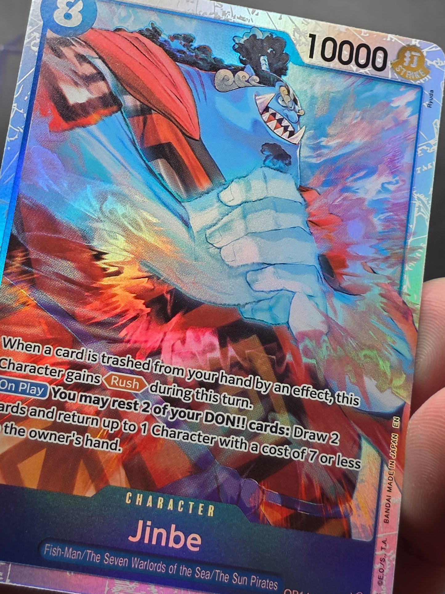 Jinbe (SR) OP14-049 One Piece TCG The Azure Sea's Seven- NM