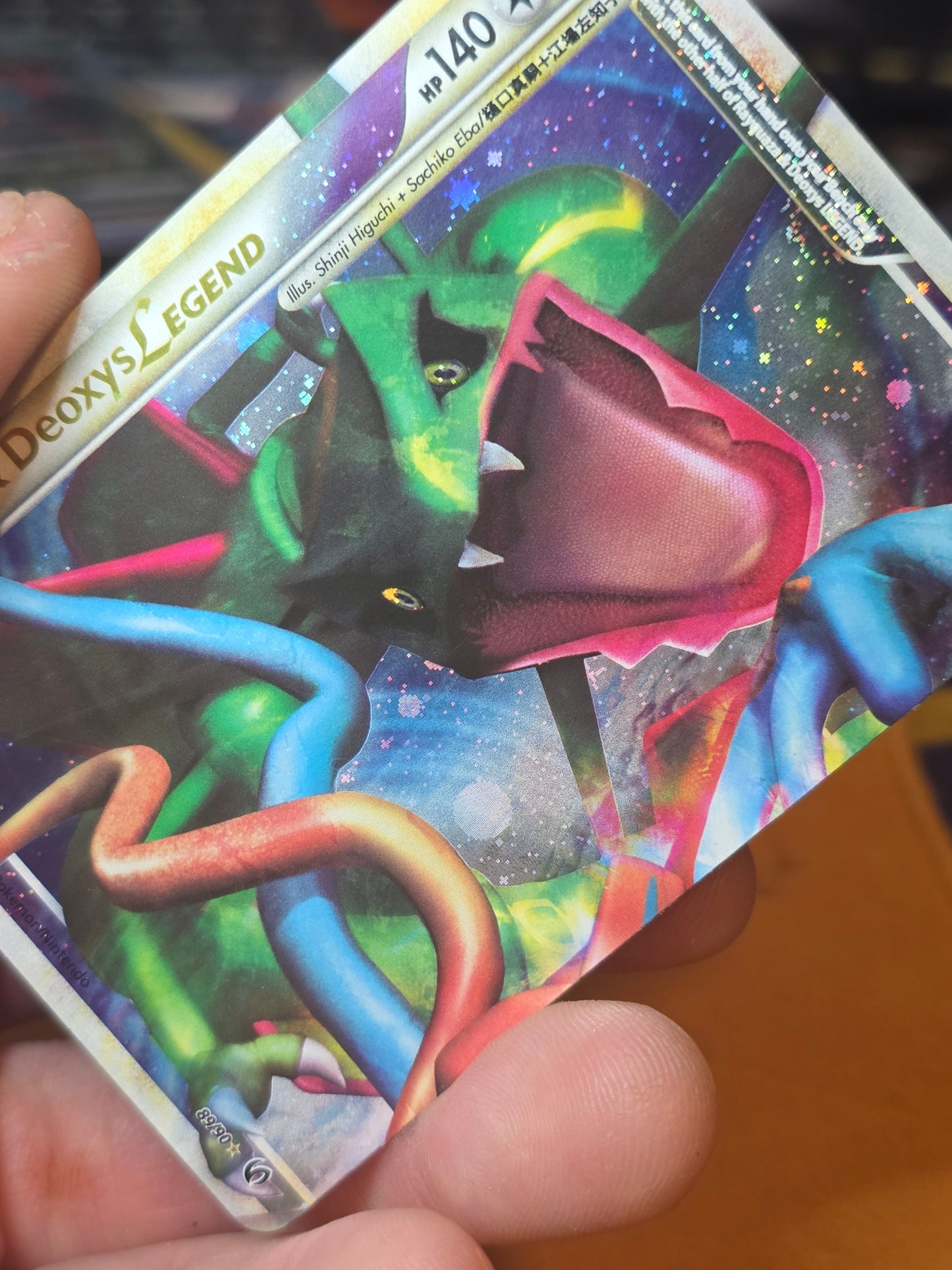 Rayquaza & Deoxys Legend (Top) 89/90 Undaunted Holo Very Clean