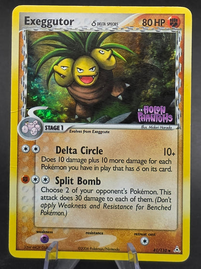Exeggutor Reverse Holo Stamped (Delta Species) #41/110 Holon Phantoms MP
