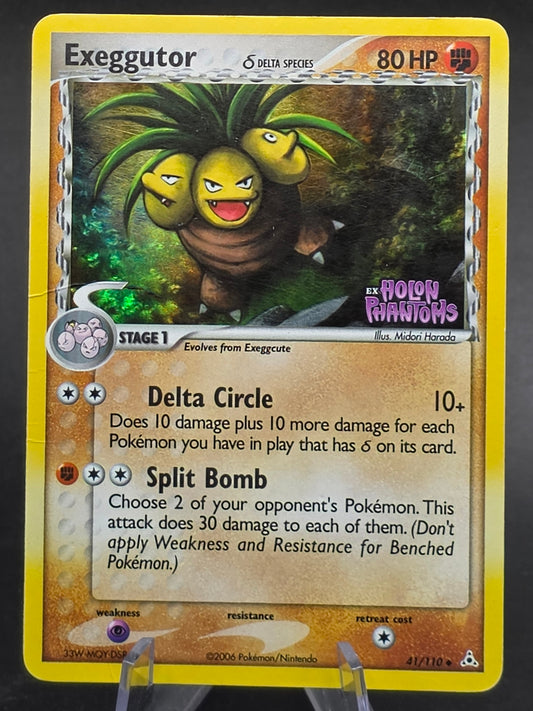Exeggutor Reverse Holo Stamped (Delta Species) #41/110 Holon Phantoms MP
