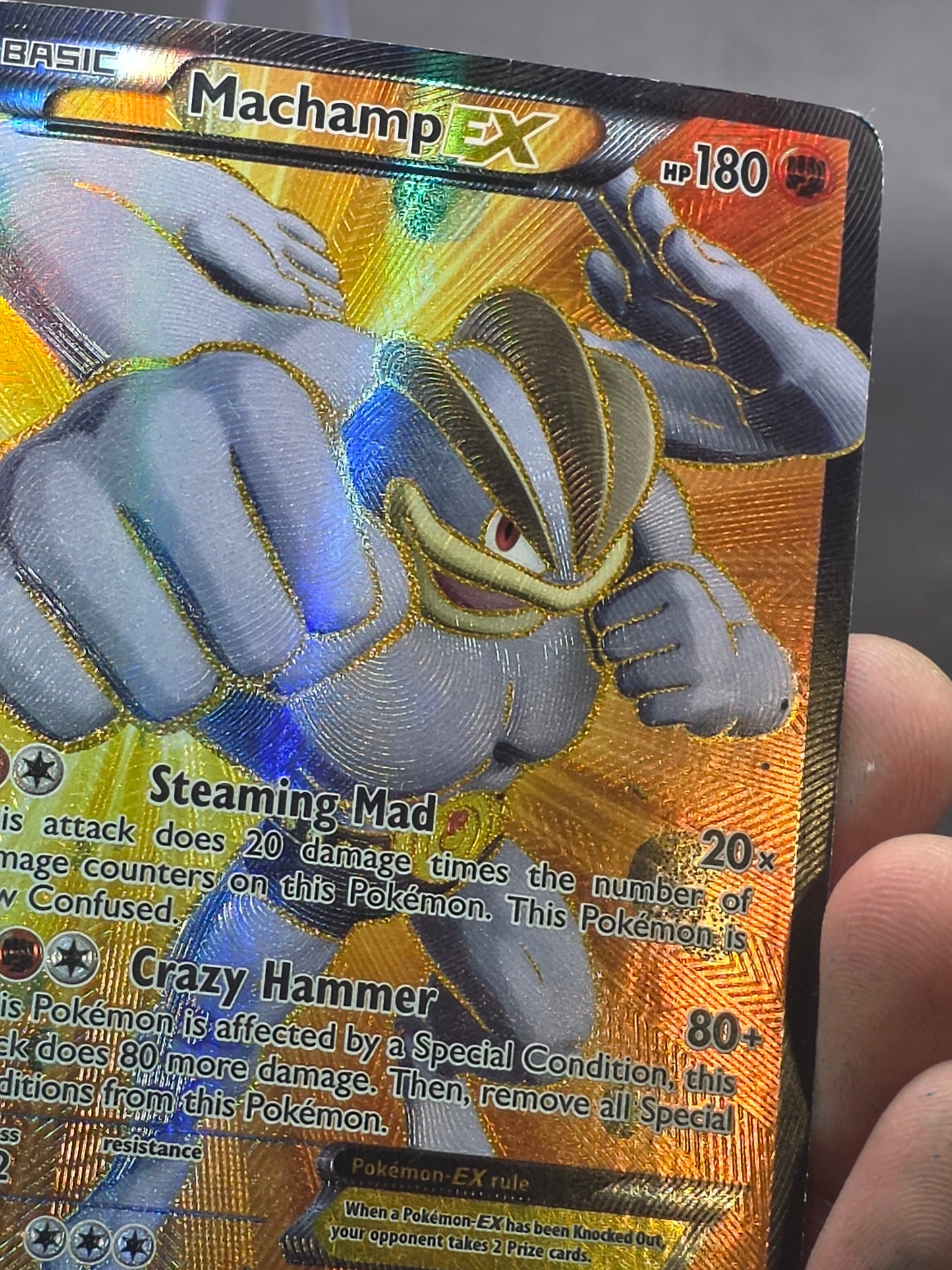 Machamp EX Ancient Origins 90/98, Full Art Ultra Rare 118  HP