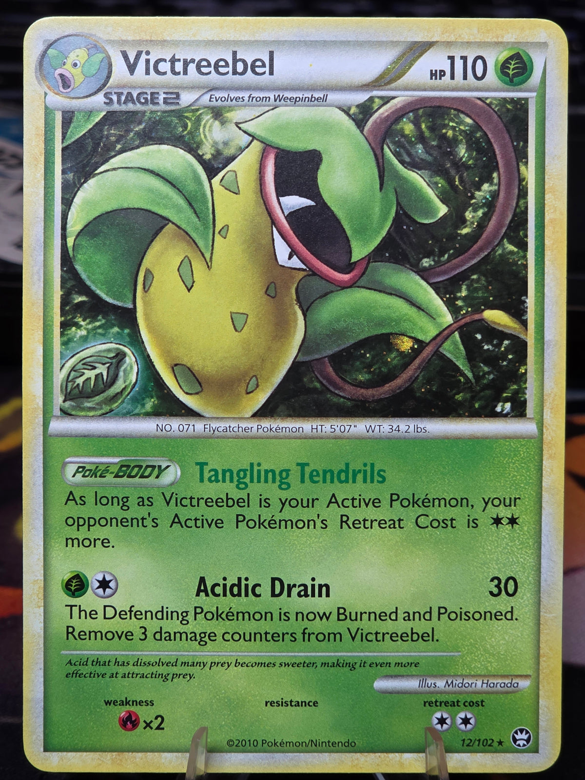 Victreebel 12/102 Triumphant Holo Rare Holofoil