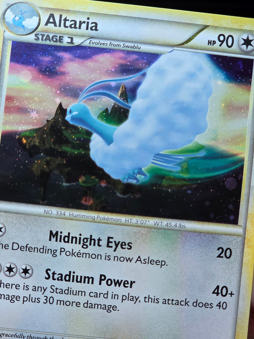 Altaria 2/102 Holo HGSS Triumphant Pokemon