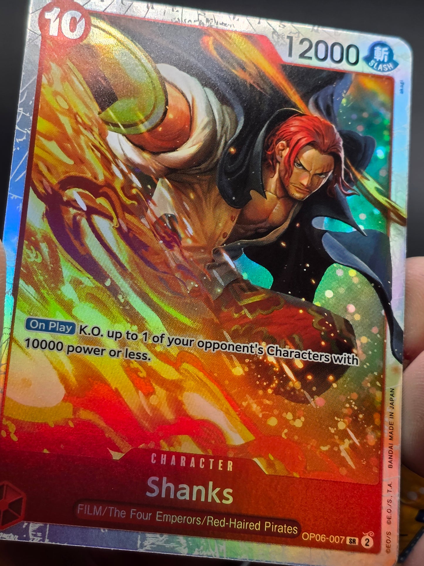 Shanks OP06-007 One Piece Card Game TCG Super Rare