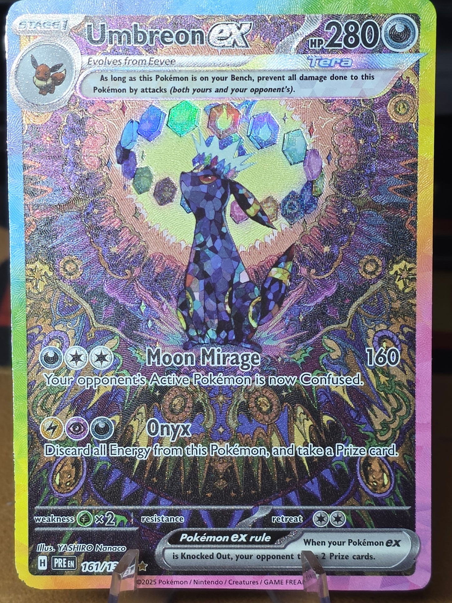UMBREON SIR GRAIL card Prismatic Evolutions Lp
