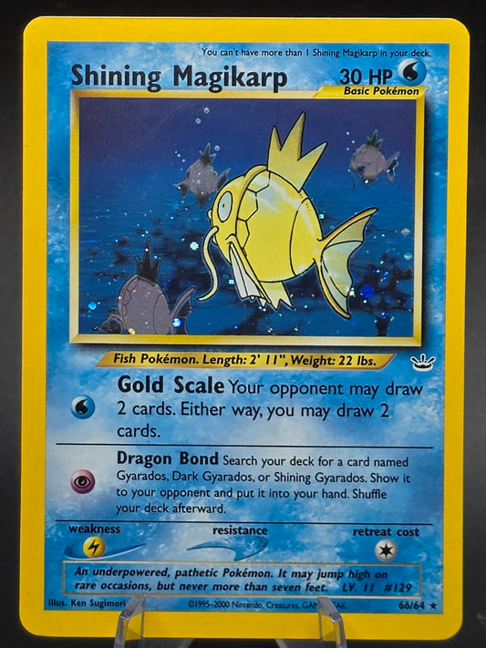 Shining Magikarp - Secret Holo Rare - 66/64 Neo Revelation NM/LP