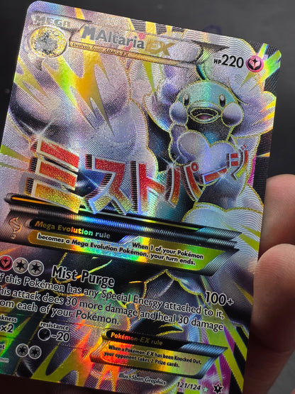 M Altaria EX Full Art Holo Card 121/124 Fates Collide Pokemon Full Art