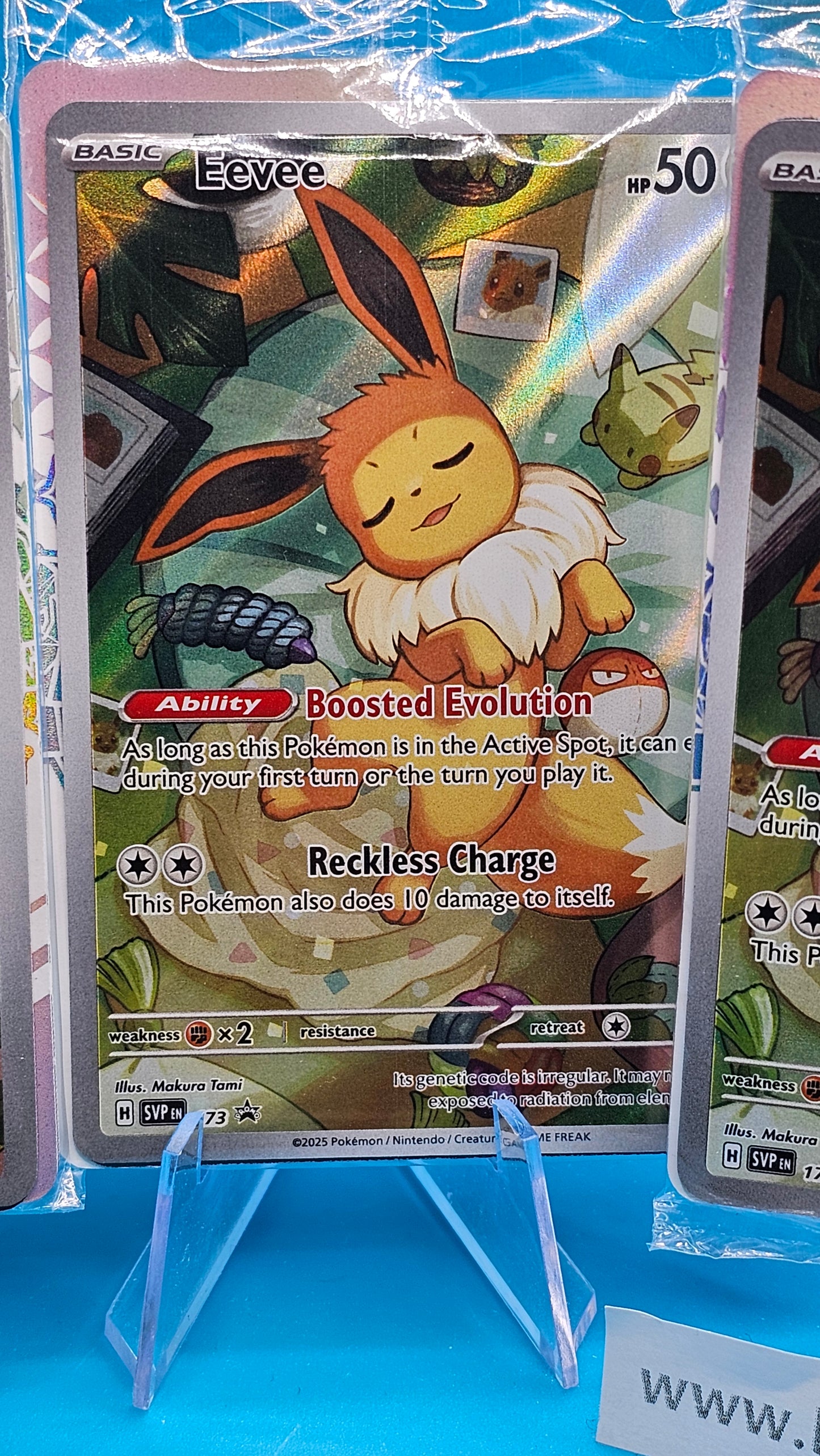 Pokemon TCG SV: Prismatic Evolutions Eevee Black Star Promo #173 NM Sealed
