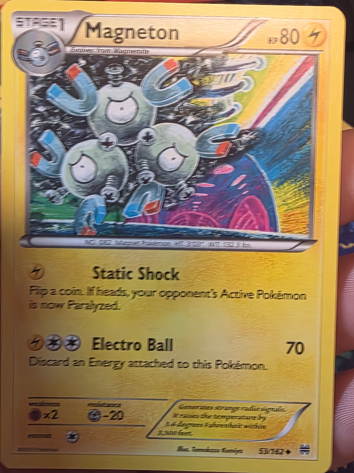 Magneton Pokemon XY - BREAKthrough #53/162 Tomokazu kamiya