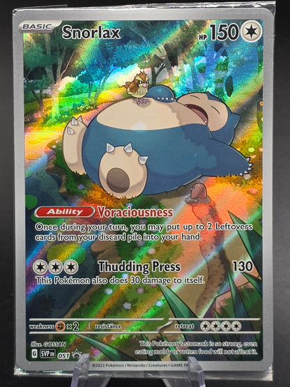 Snorlax 051 Sv: Scarlet & Violet 151 Black Star Promo Holo Sealed