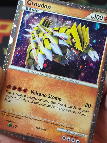 Groudon Sl4 Call of Legends Shiny Holo Rare LP