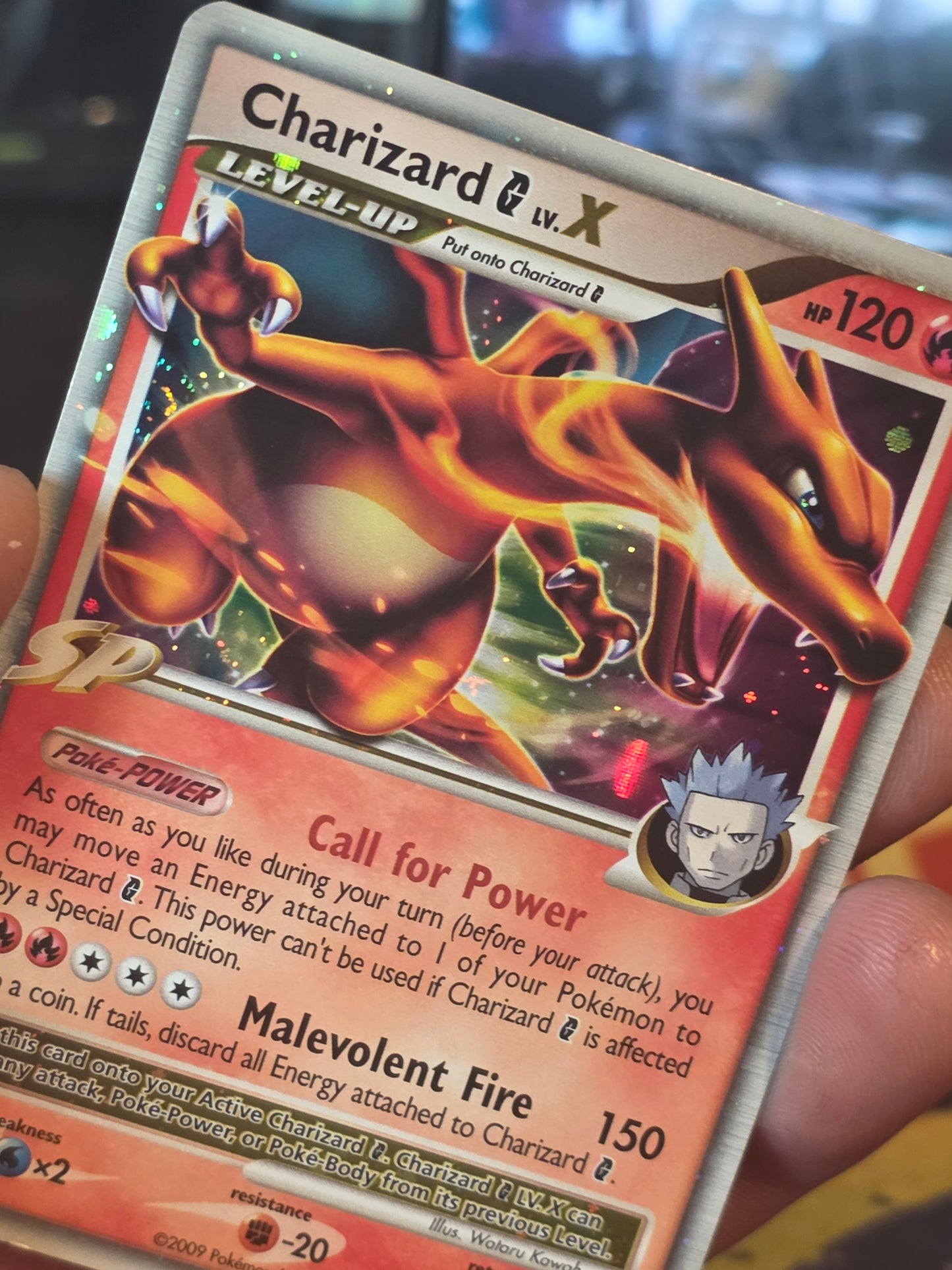 Charizard G Lv.X DP45 Diamond & Pearl Promo Holo English 120 LP-
