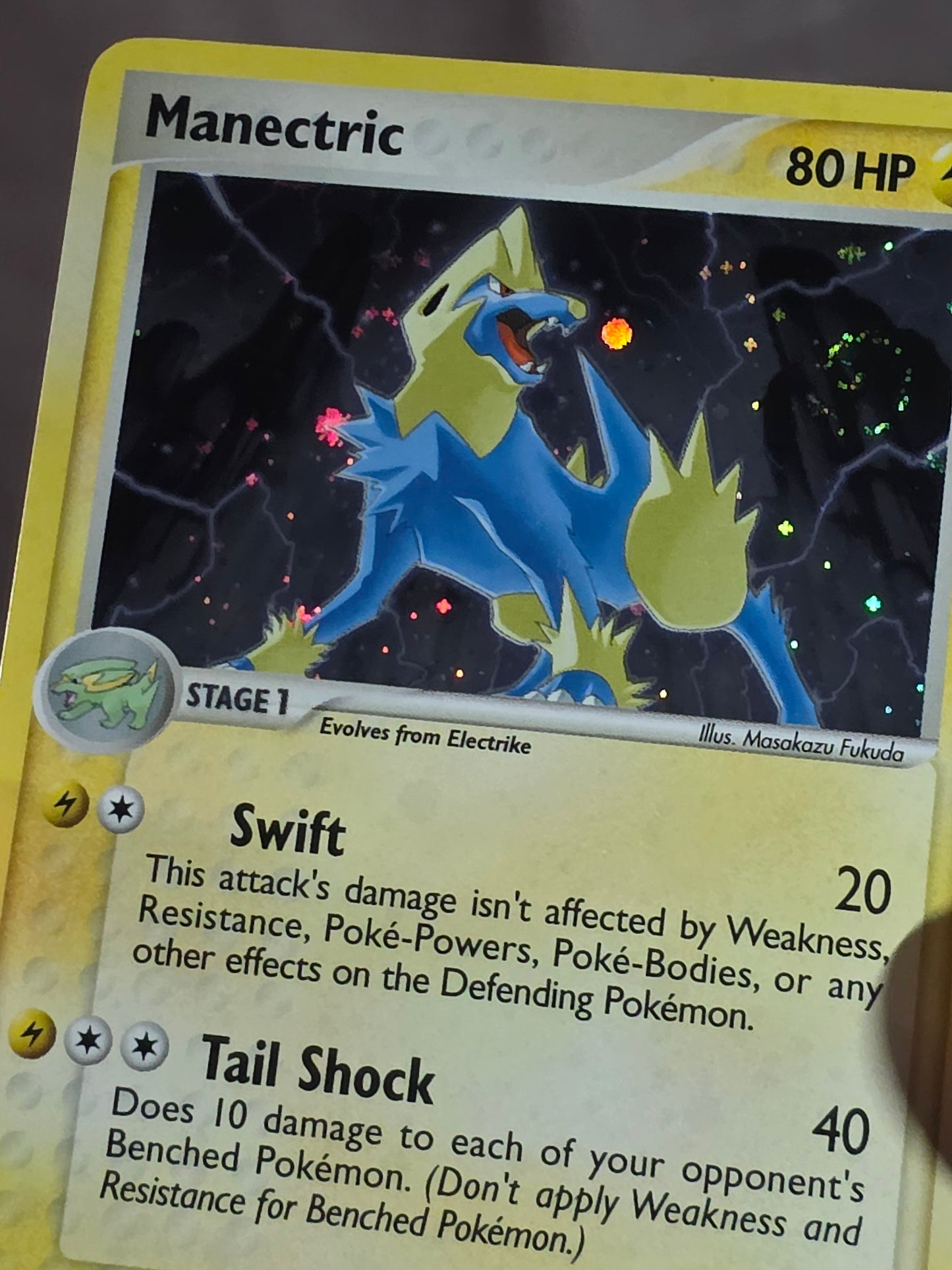 Manectric 7/106 Holo Rare EX Emerald Pokemon