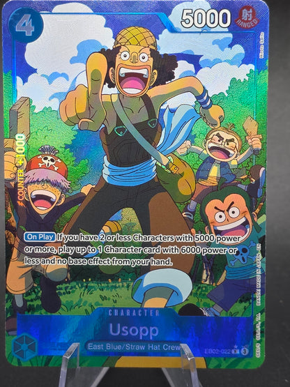 Usopp Alt Art Rare - Extra Booster Anime 25th Collection #EB02-022