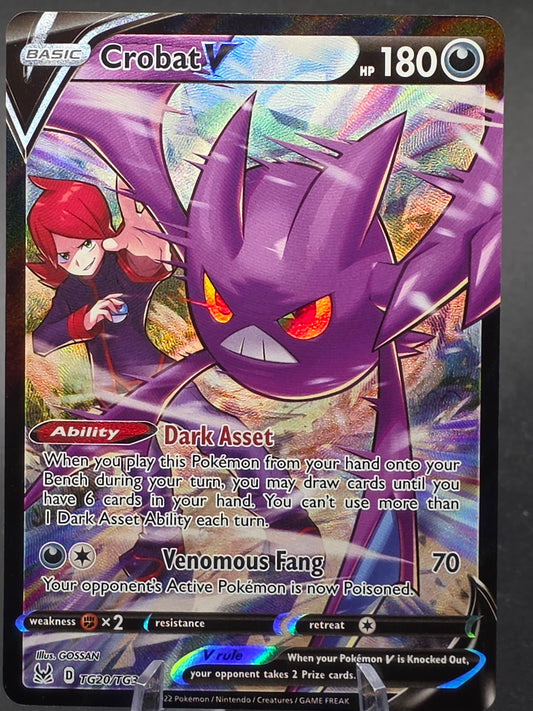 Crobat V TG20/TG30 Pokemon TCG Lost Origin Trainer Gallery NM