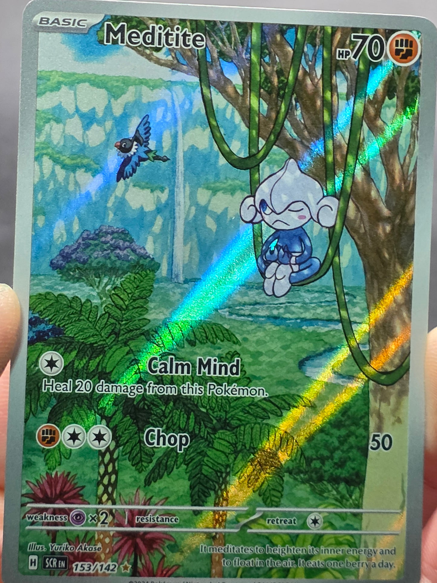 Meditite Illustration Rare Stellar Crown 153/142 NM