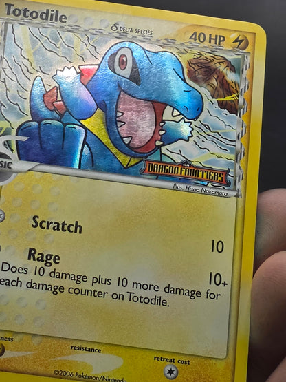 Totodile Pokemon TCG Delta Species 67/101 Reverse Holo Foil Stamped Card MP
