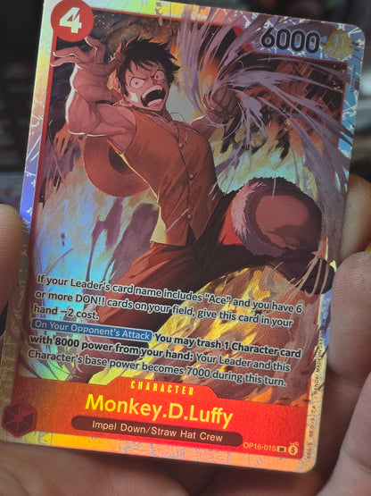 Monkey.D.Luffy SR OP 16 TIME OF BATTLE