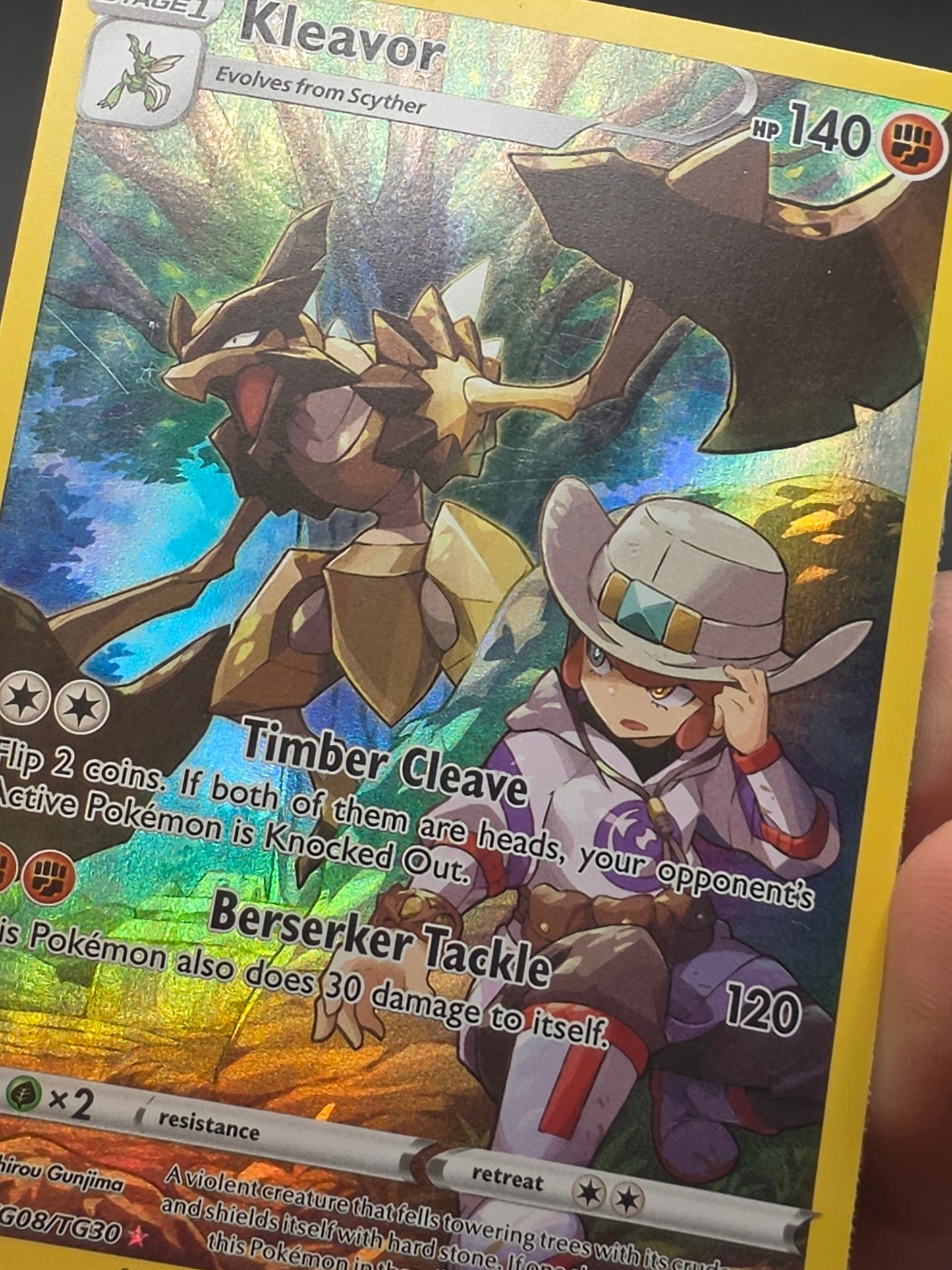 Kleavor TG08/TG30 SWSH10: Astral Radiance Trainer Gallery Pokémon Card