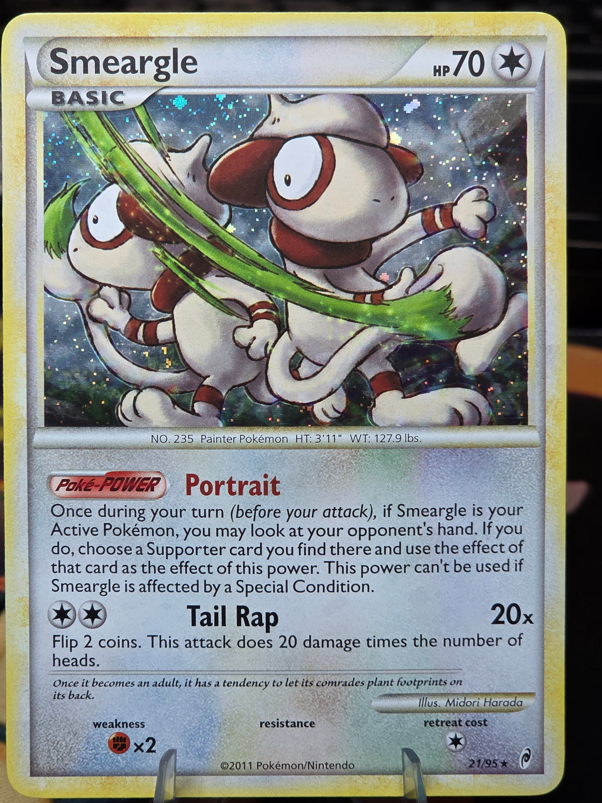 Smeargle 21/95 Call of Legends Holo