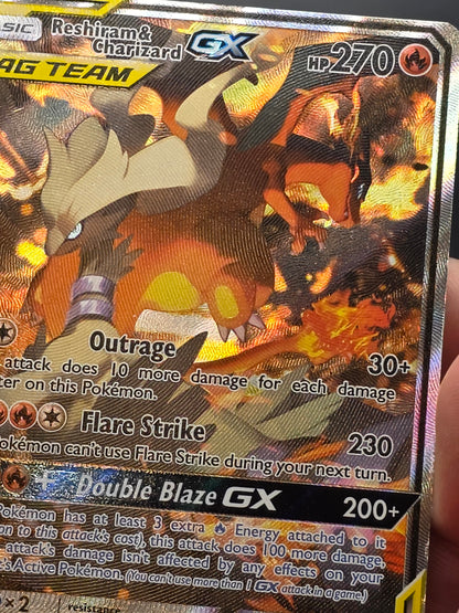 Reshiram & Charizard GX SM201 Sm Holo MP