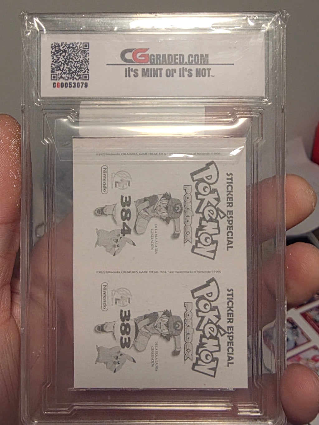 Pokémon 2022 Pokedex Vol 1 GOLD Rayquaza Groudon Holo CG 10 GEM MINT